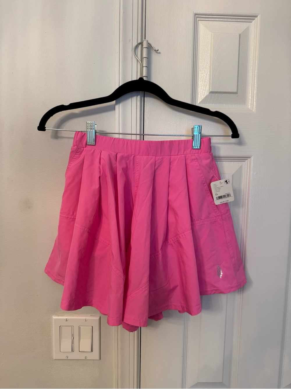 NWT Free People Movement Center Court Shorts in Bright Pink